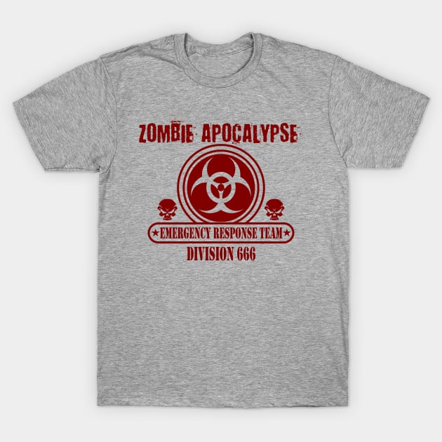 Zombie Apocalypse Response Team T-Shirt by DavesTees